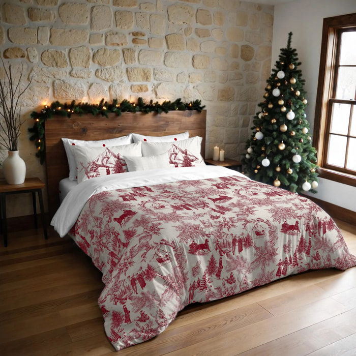 Housse de couette avec clics 100% coton Laponia 60