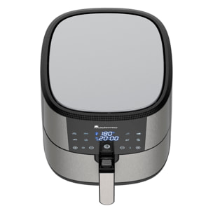 Freidora de aire rocket de 6l sin pfas 1800w con revestimiento cerámico, pantalla táctil led masterpro