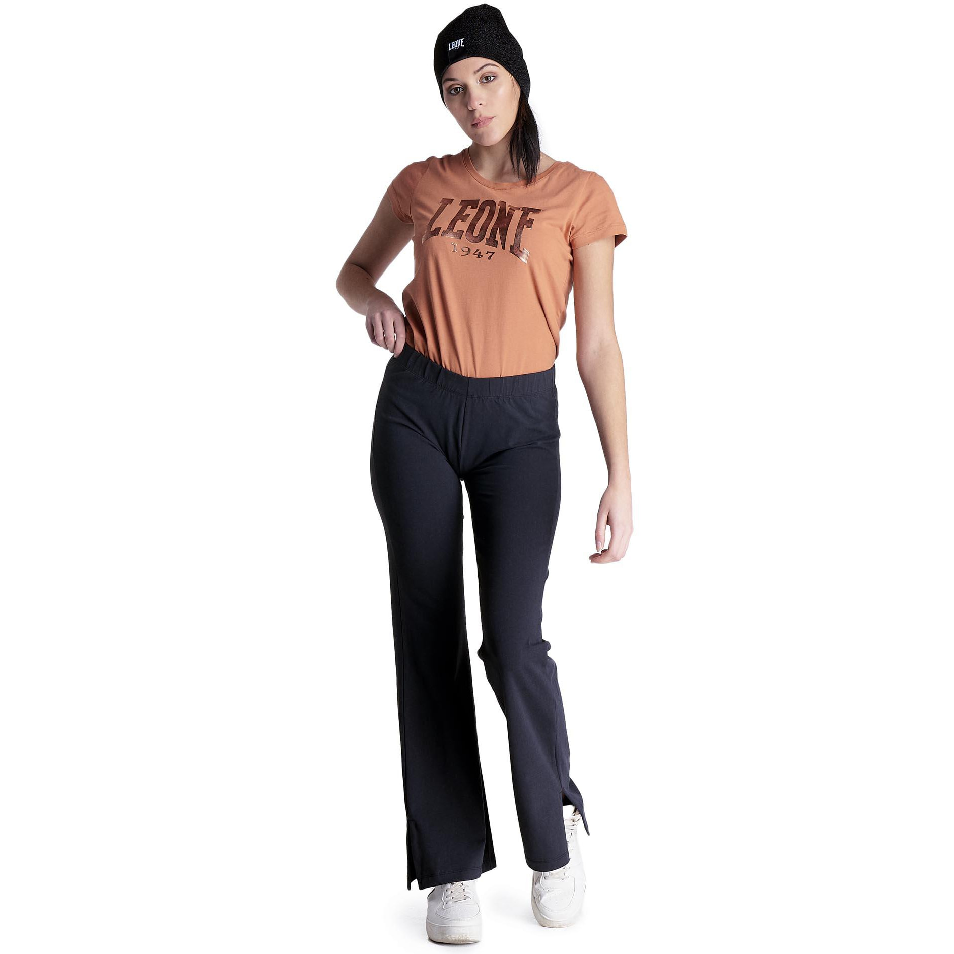 Pantalón polar de mujer ActiveZone tobillo ancho