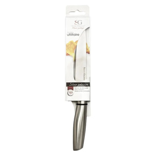 Couteau utilitaire inox "Silver Précision" lame 13,3cm