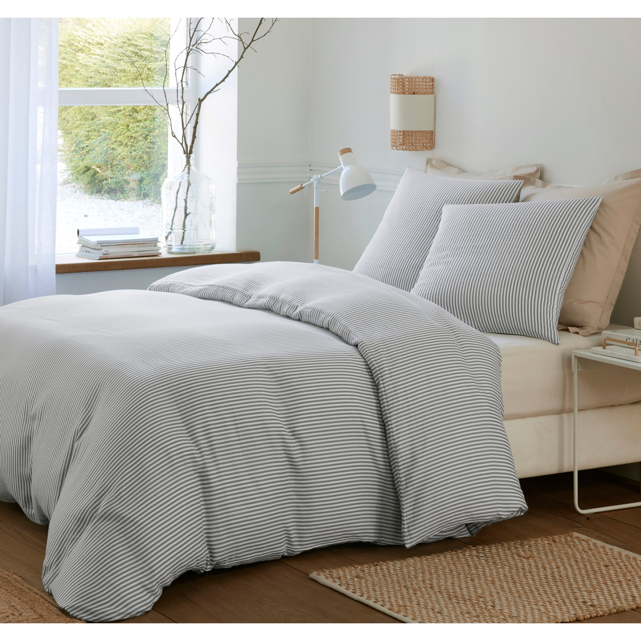 Parure housse de couette coton multicolore