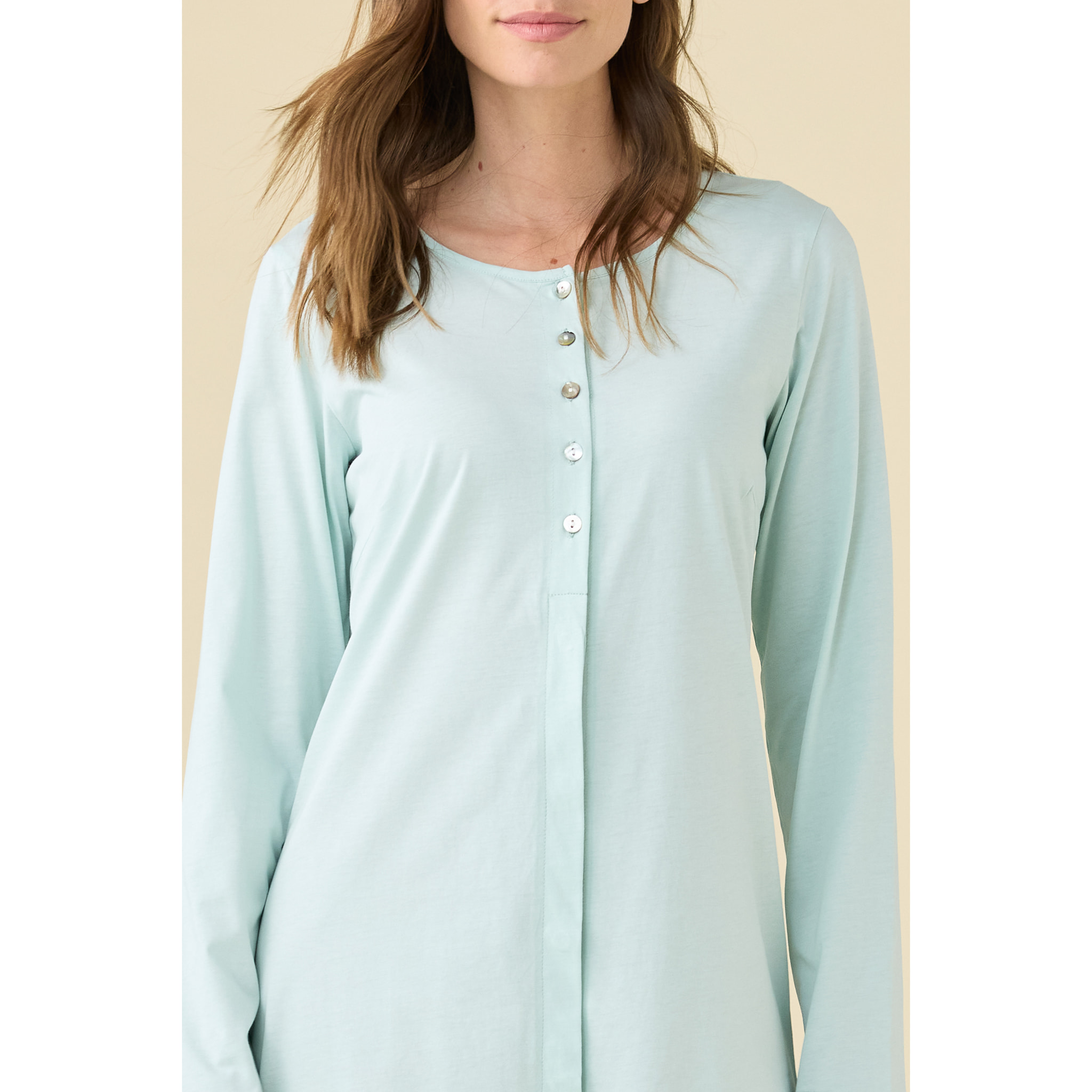 Camicia da notte donna estiva in cotone articolo essential. Noidinotte