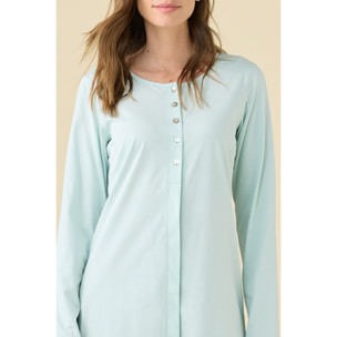 Camicia da notte donna estiva in cotone articolo essential. Noidinotte
