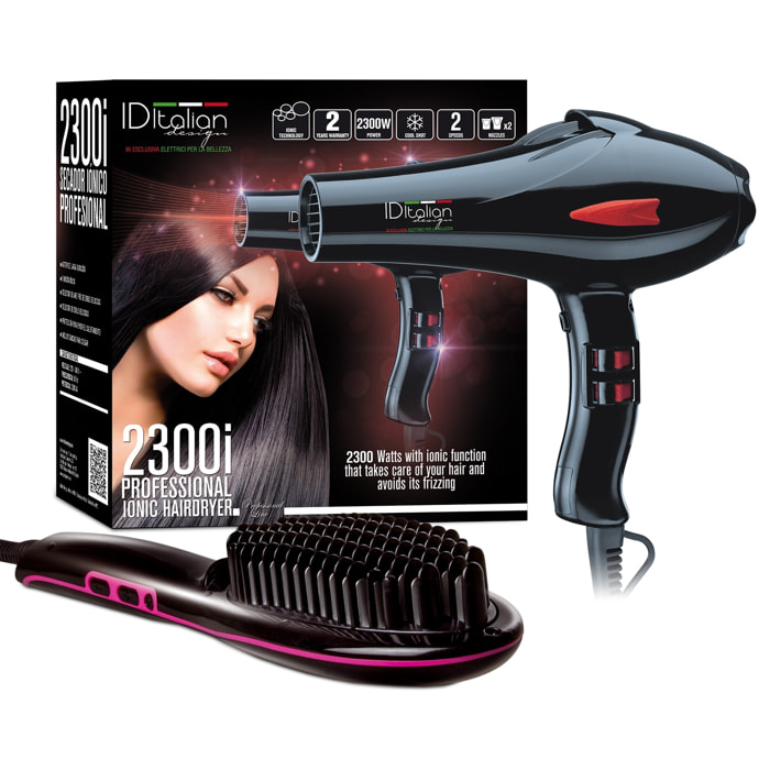 Secheur 2300 ionic + brosse professionnels