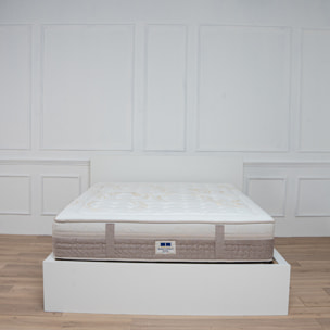 Materasso Matrimoniale Memory Foam 4 Strati Sfoderabile H28 1 ZIP Con Fascia Capitonè a Doppia Traspirazione Biocotton Piazzato - 160x190 (Antiacaro - Anallergico - Antibatterico - Ergonomico)