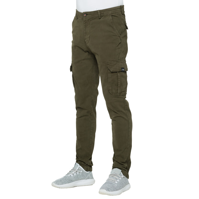 Pantalón Hot Buttered cargo Atherton Verde militar