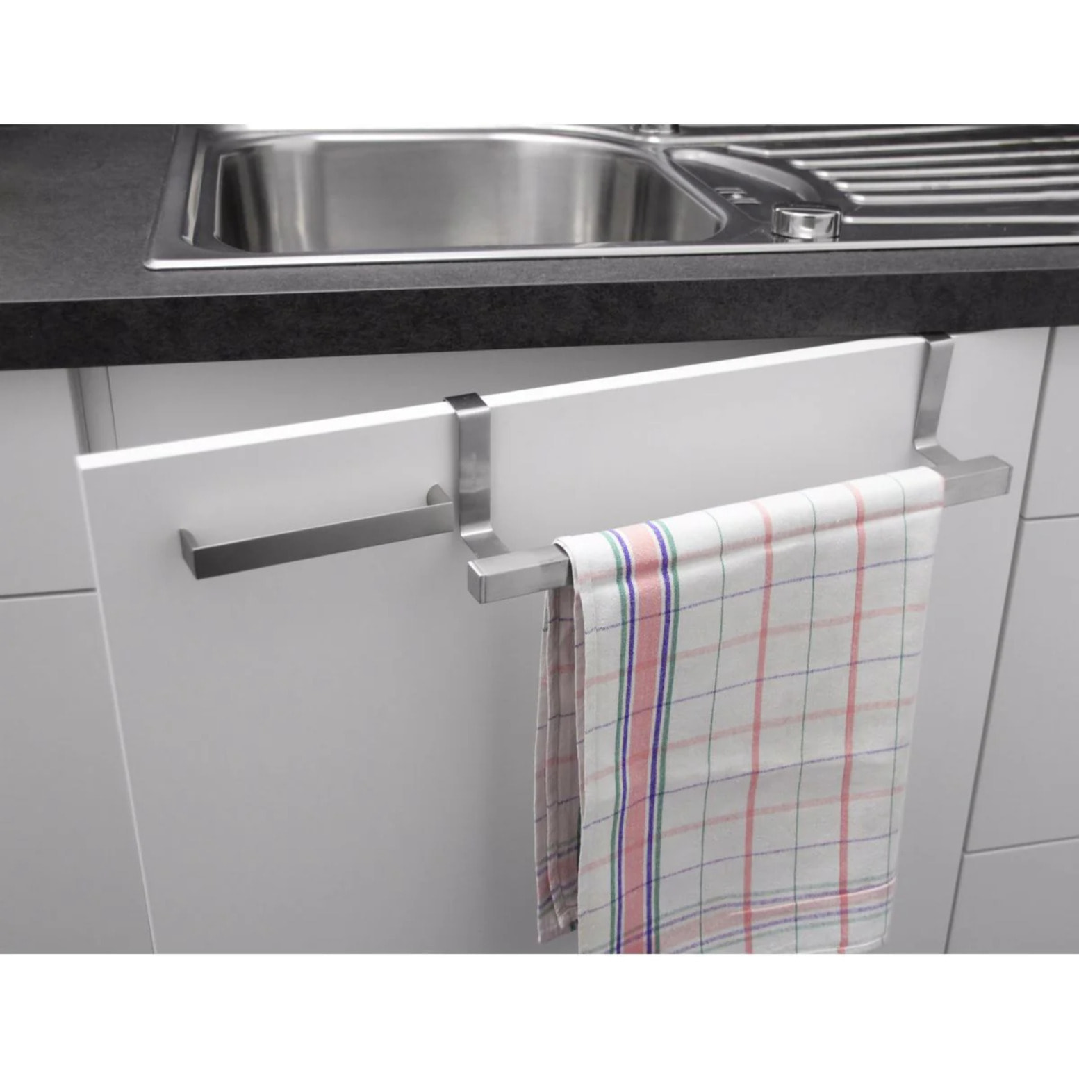 Porte serviette et torchon extensible inox Fackelmann Tecno