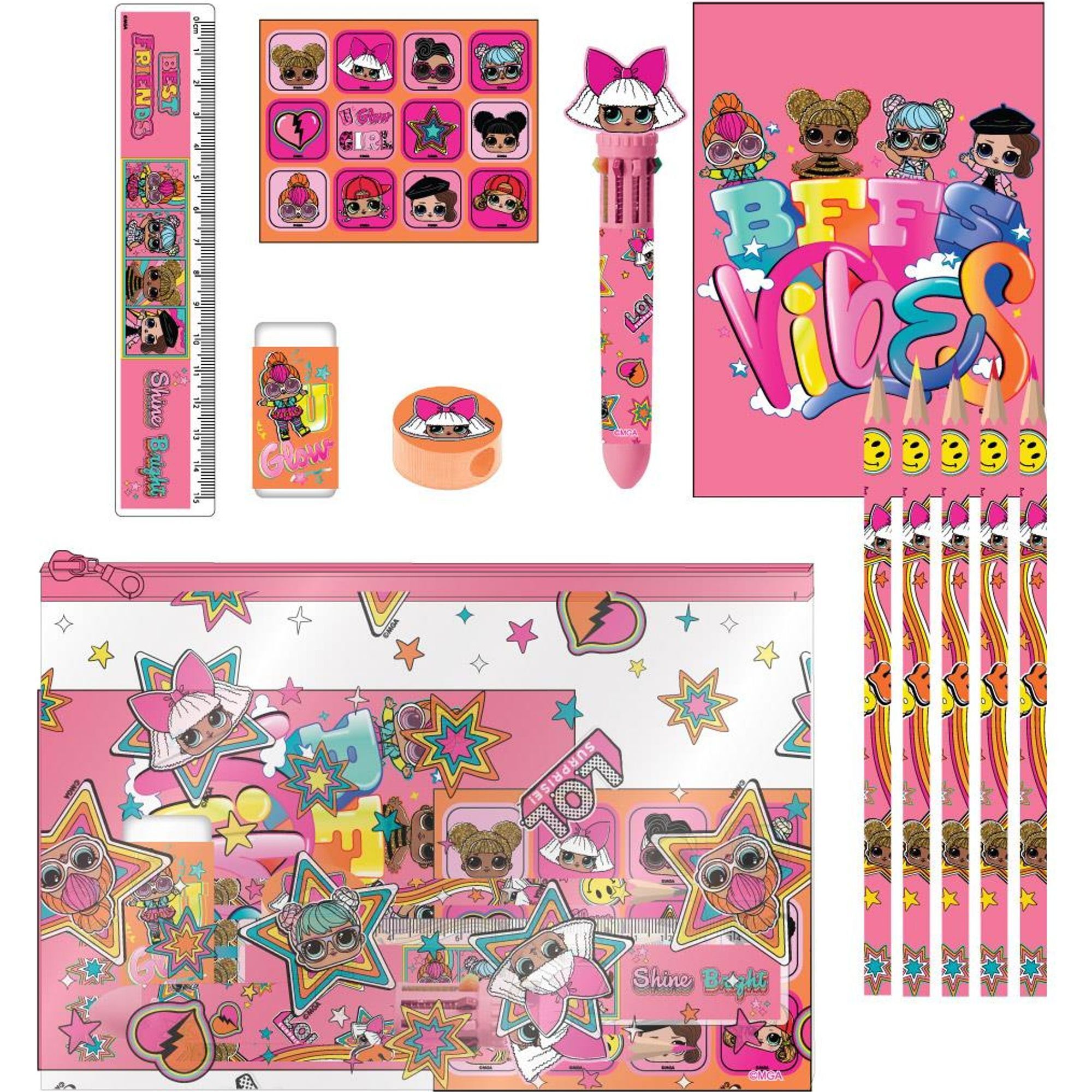 Set Papelería Escolar Eva Lol