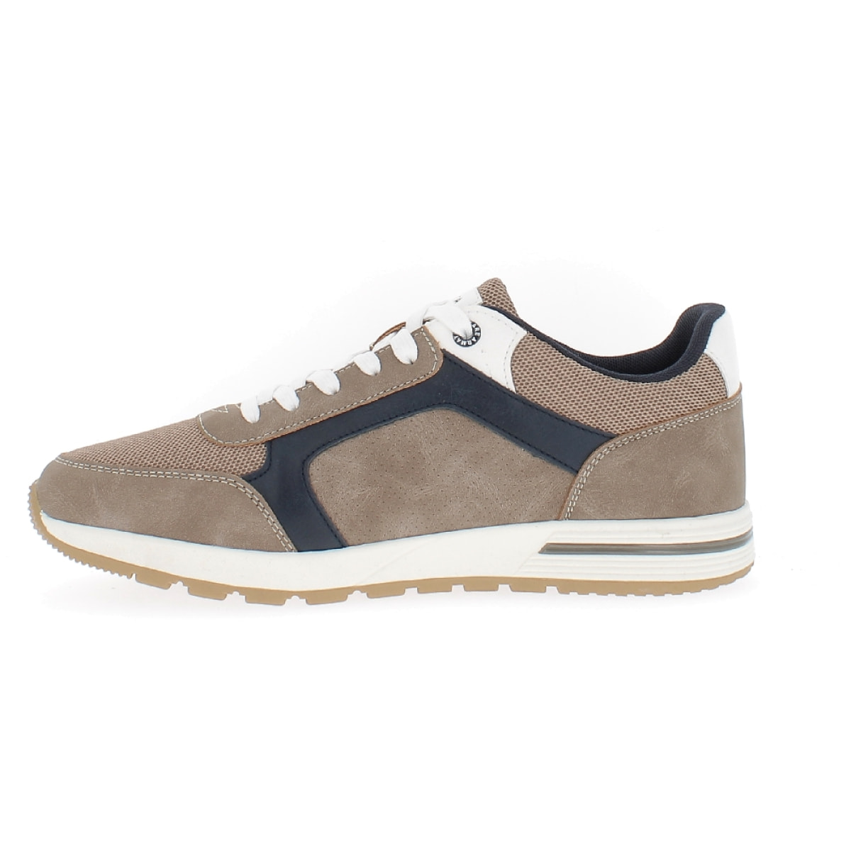 Armata di Mare Scarpe Uomo Sneakers Casual Stringate con Soletta Rimovibile in Memory Foam AMU SS23L339 Beige