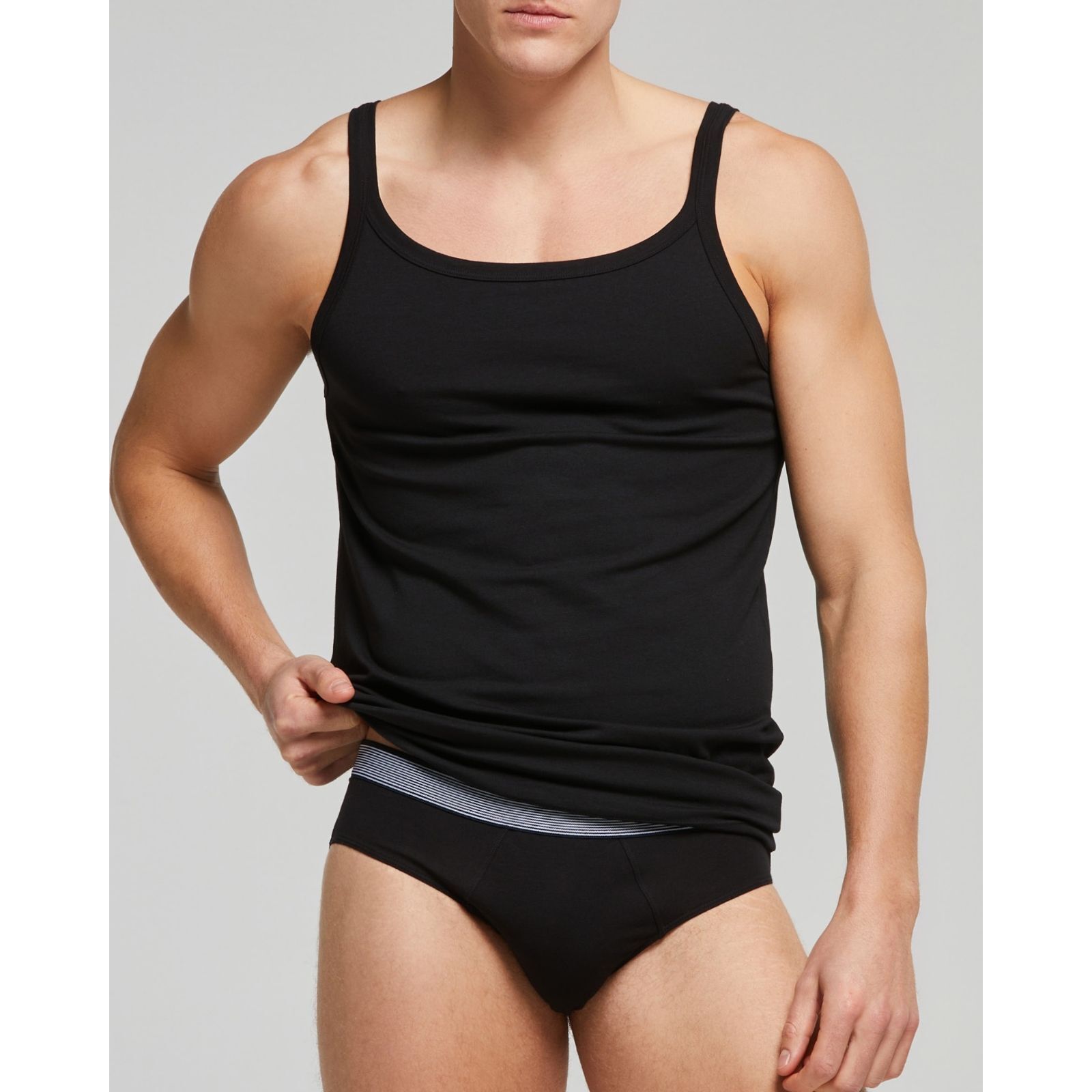 CANOTTA SPALLA STRETTA SCOLLO U