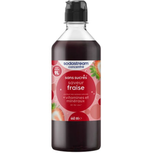 Concentré SODASTREAM saveur FRAISE sans sucres 440 ml