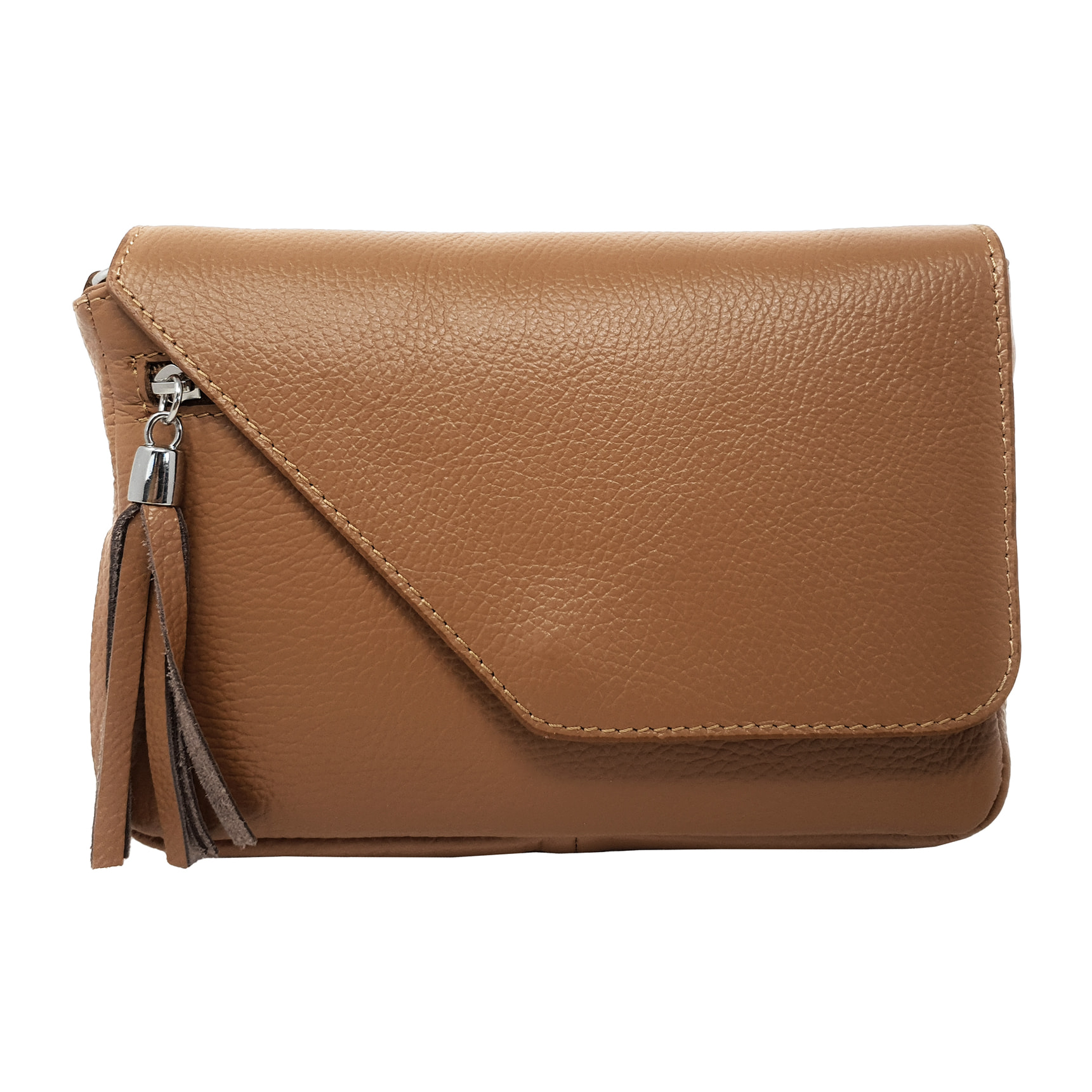 Chicca Borse Tracollina Donna in Pelle Cuoio