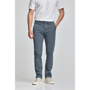Pantalón chino Slim Moore azul denim