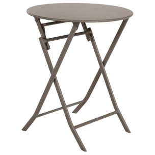 Table de jardin pliante ronde Greensboro Tonka
