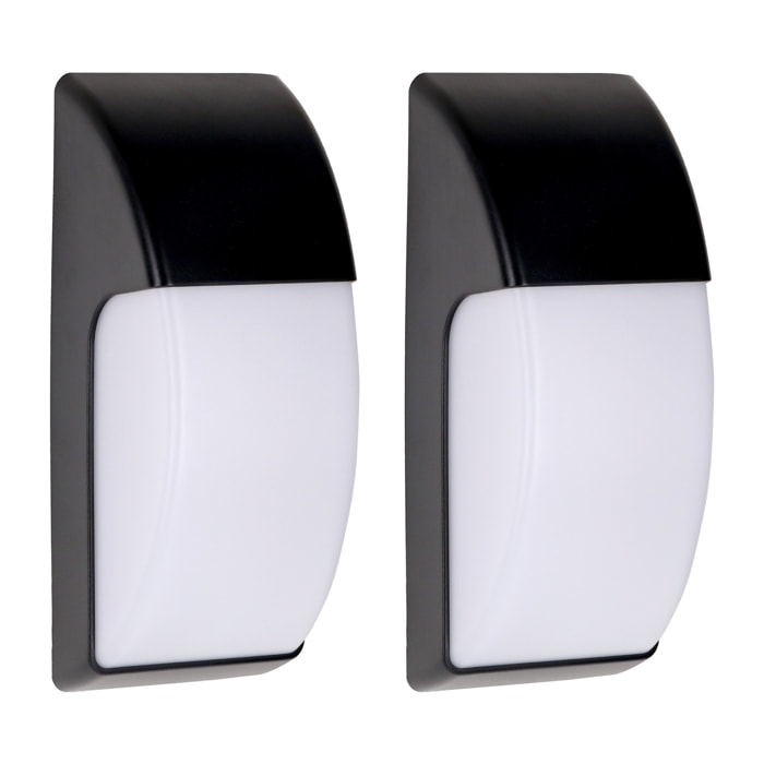 Forlight AREA (2 uds) Aplique para exterior IP65 E27 23W Negro