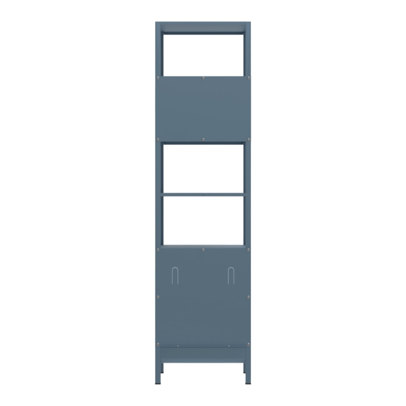 Colonna bagno in metallo 35x35x150cm blu - Pop