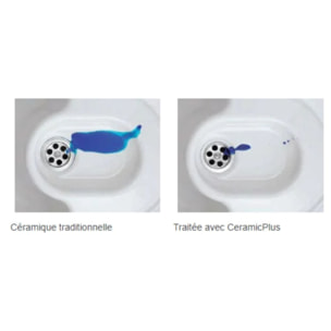 Pack WC O. Novo plus Ovale sortie horizontale Blanc CeramicPlus