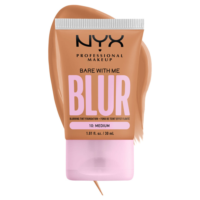 NYX Professional Makeup Fond de teint effet flouté Bare With Me Blur Medium