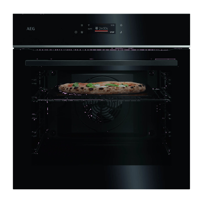 AEG Horno multifunción Serie 7000 MealAssist con PizzaExpert con Display táctil Excite TX7PB631SB