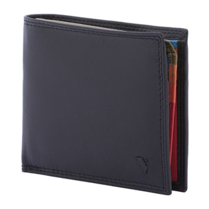 Portafoglio uomo in vera pelle - Modello False - Casual - 9.5 x 12.0 x 3.0 cm