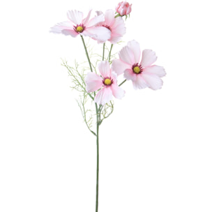 Cosmos In Fiore per 5 altezza 68 Cm - Pezzi 6 - 15X68X14cm - Colore: Rosa - Bianchi Dino - Fiori Artificiali