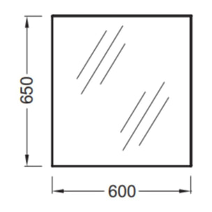 Miroir de salle de bain Candide