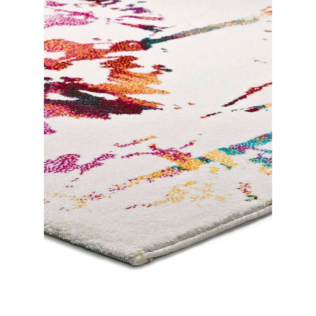 KATRINA Alfombra abstracta de pelo corto multicolor, varias medidas disponibles.