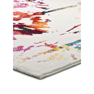 KATRINA Alfombra abstracta de pelo corto multicolor, varias medidas disponibles.