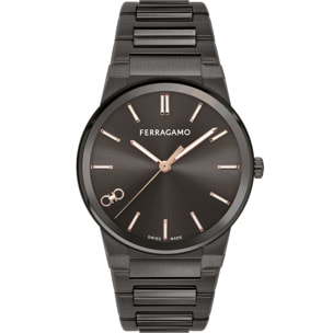 Ferragamo Reloj Analógico De Cuarzo St-Infinity Sapphire