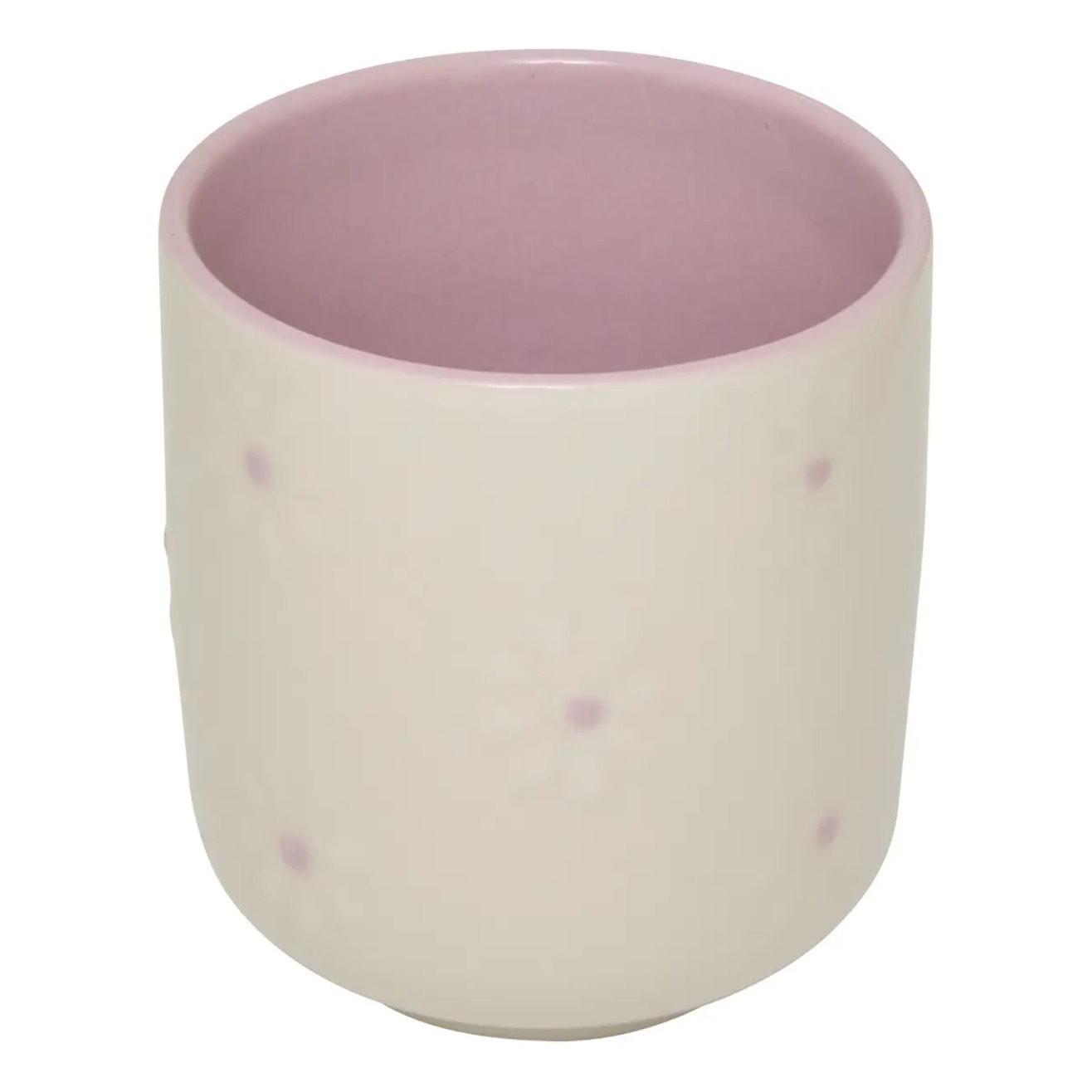 Tasse à pois Margot vert et blanc