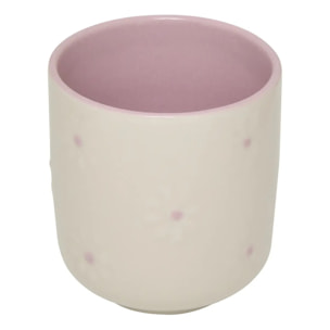 Tasse à pois Margot vert et blanc