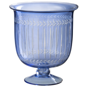 J-Line photophore Tarifa Etroit - verre - bleu