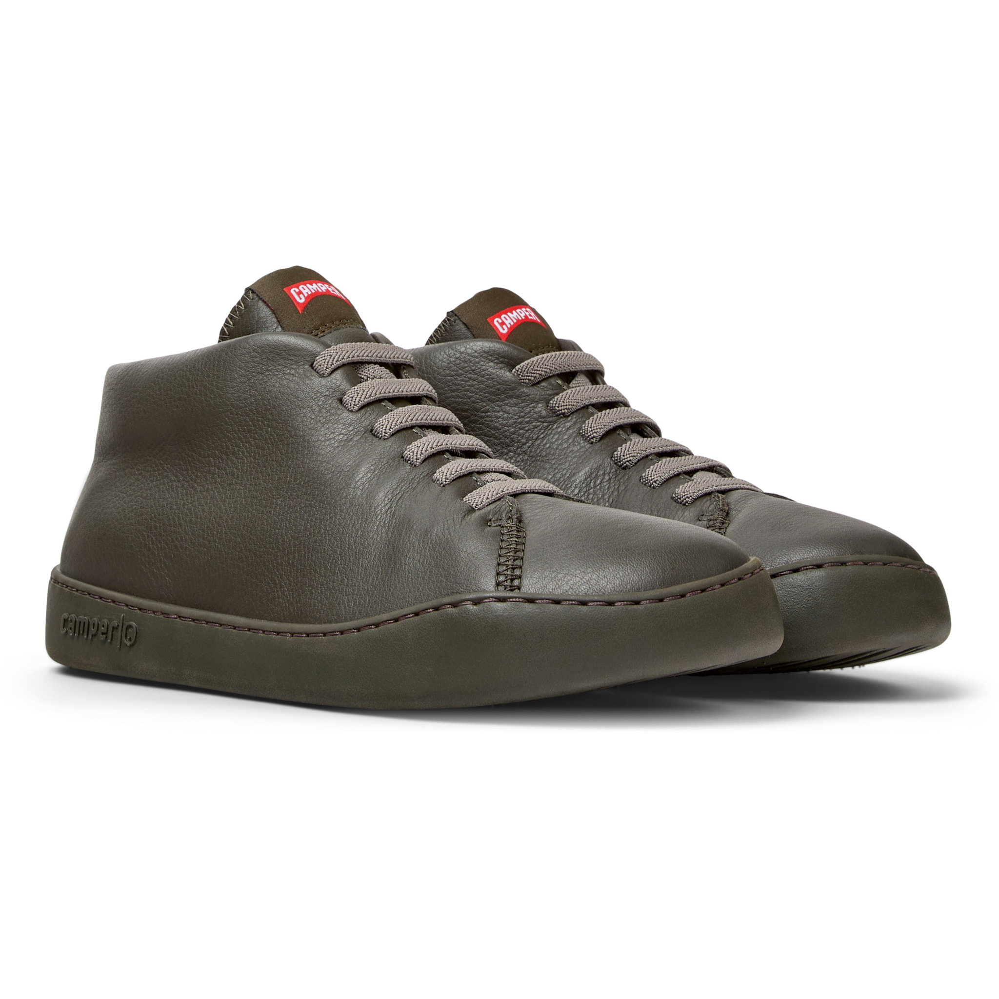 Sneakers - CAMPER Peu Touring - Verde - Pelle liscia