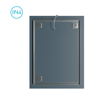 Miroir salle de bain DOT avec applique Led 80x60cm