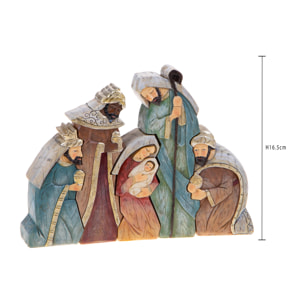 NativitÃ - Pezzi 1 - 22X16,5X4,5 - Colore: Verde - Bianchi Dino - Articoli Natalizi