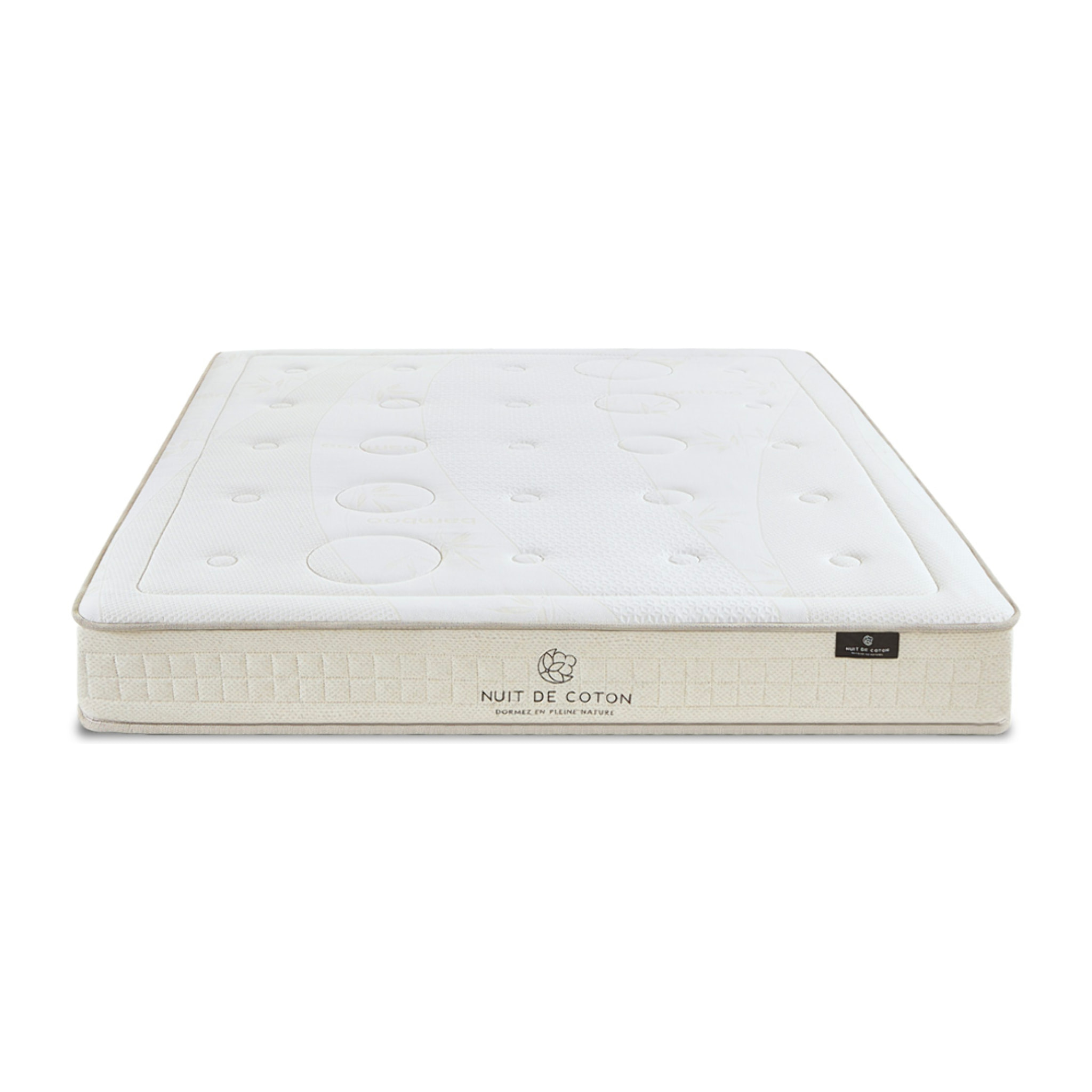 Matelas Prélude 2.0, Soutien Ferme, 25 cm, Latex 100 % Naturel, aération optimale