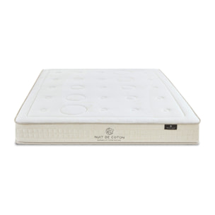 Matelas Prélude 2.0, Soutien Ferme, 25 cm, Latex 100 % Naturel, aération optimale