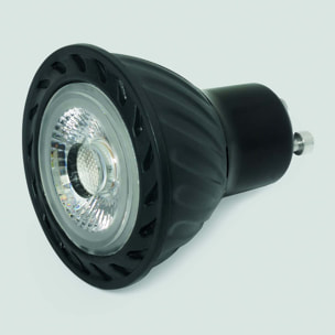 Ampoule GU10 LED 7,7W 2700K 60° NOIRE