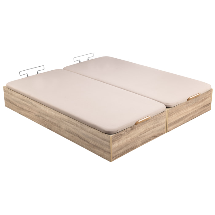 Canapé Abatible Natural Montaje y Recogida del antiguo incluido Altura 32cm Gran capacidad · ROYAL SLEEP