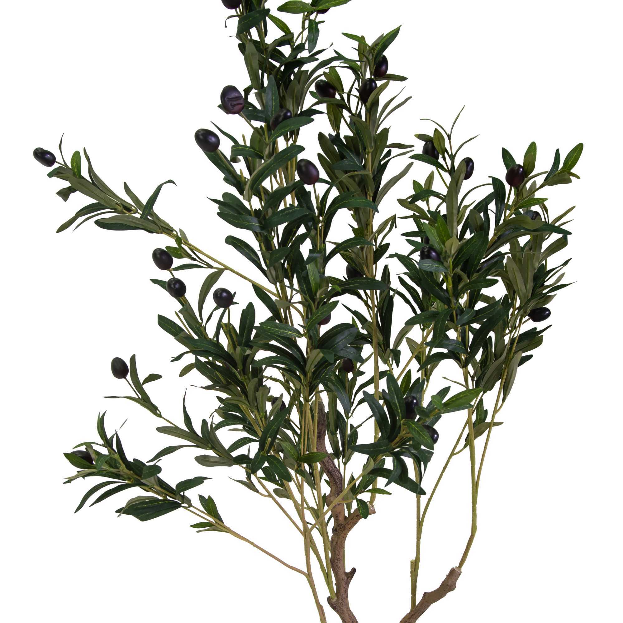Pianta artificiale Vacchetti in plastica ulivo cm h130