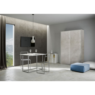 Letto a scomparsa 140 verticale Kentaro Cashmere