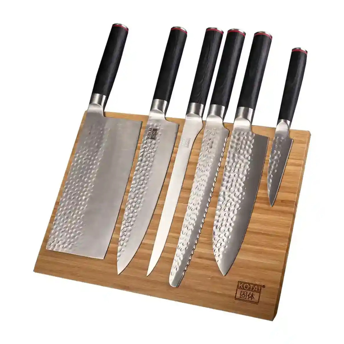 Set completo di coltelli (12 pezzi) - Collezione Pakka Damasco