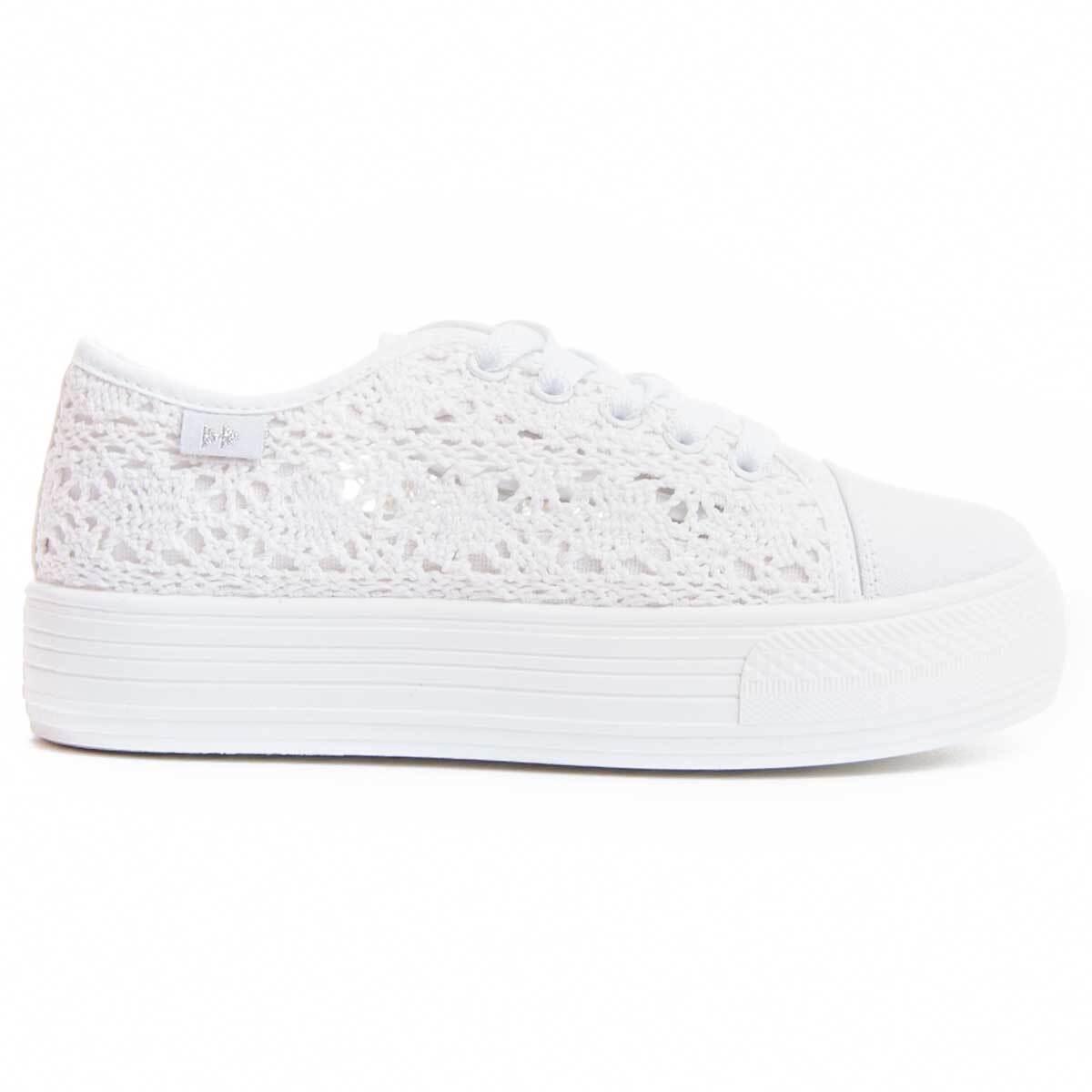 Sneaker de plataforma - Blanco - Altura: 3 cm