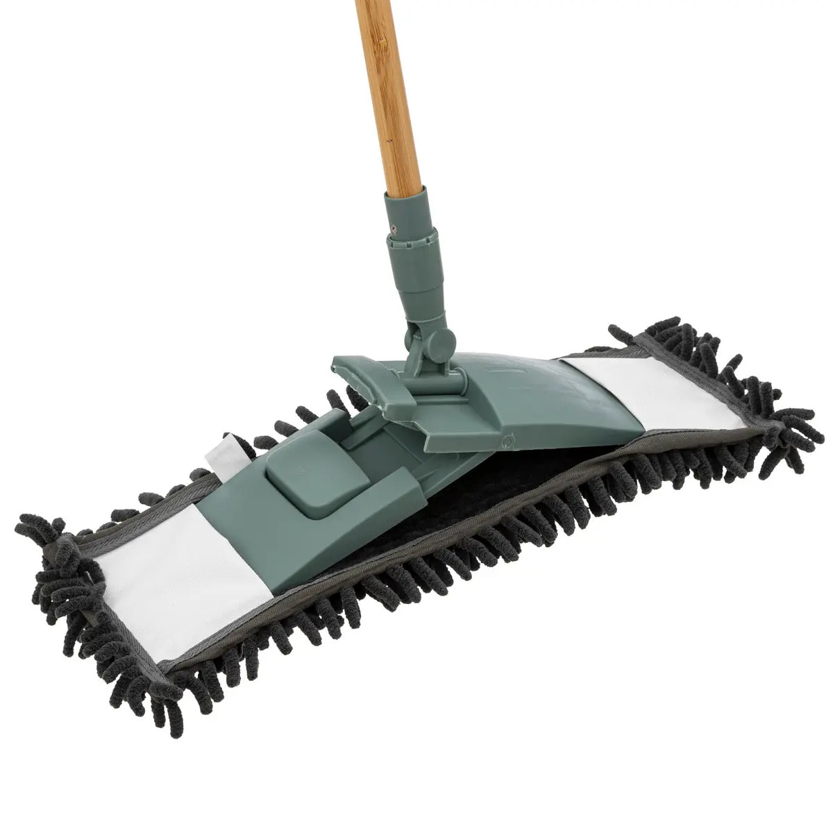 Balai microfibre manche bambou "Wood & Clean"
