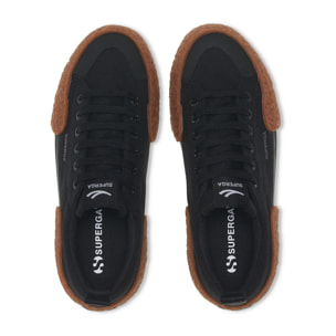 Superga - Sneakers Uomo Donna Nero - 2660 Stripe Big Bumpers