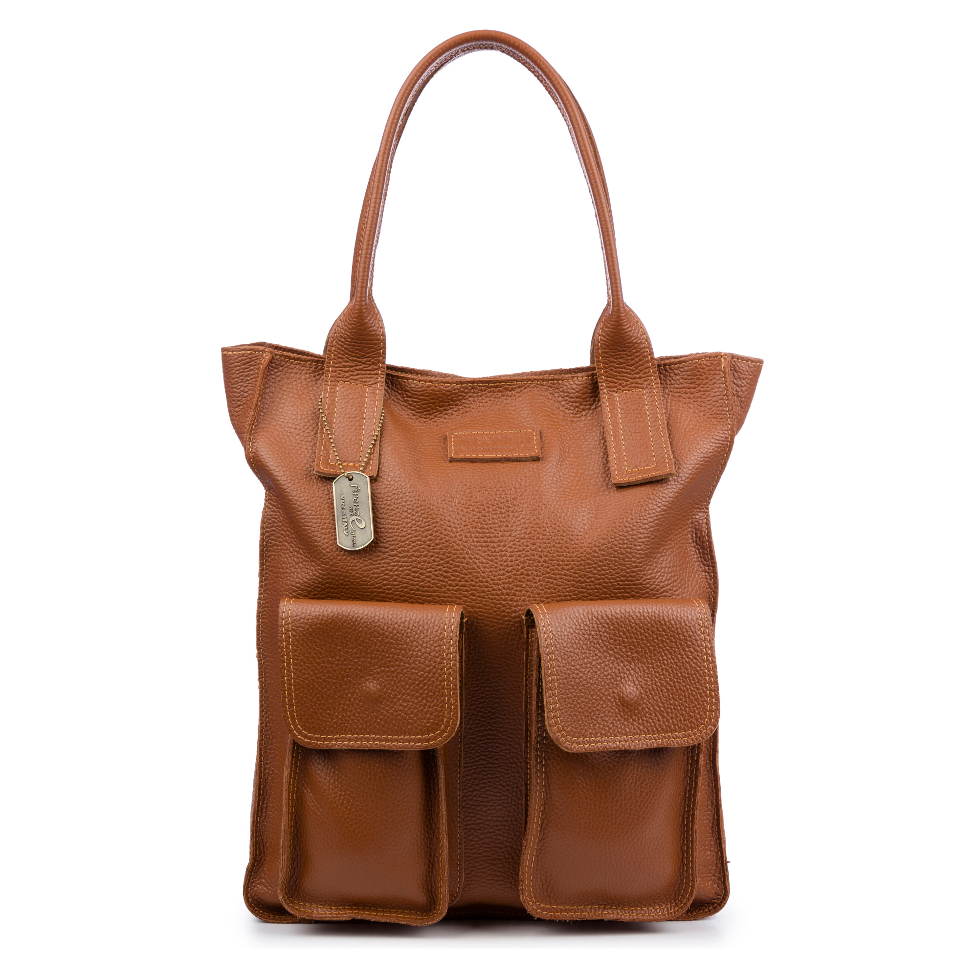 Bellona Borsa Tote Donna. Pelle autentica Dollaro
