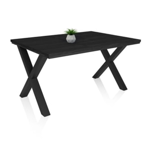 Mesa de comedor Oana Negro
