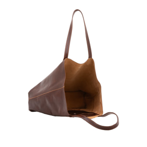 Borsa a mano da donna - Modello False - 100% pelle di vacchetta - 35.0 x 45.0 x 11.0 cm