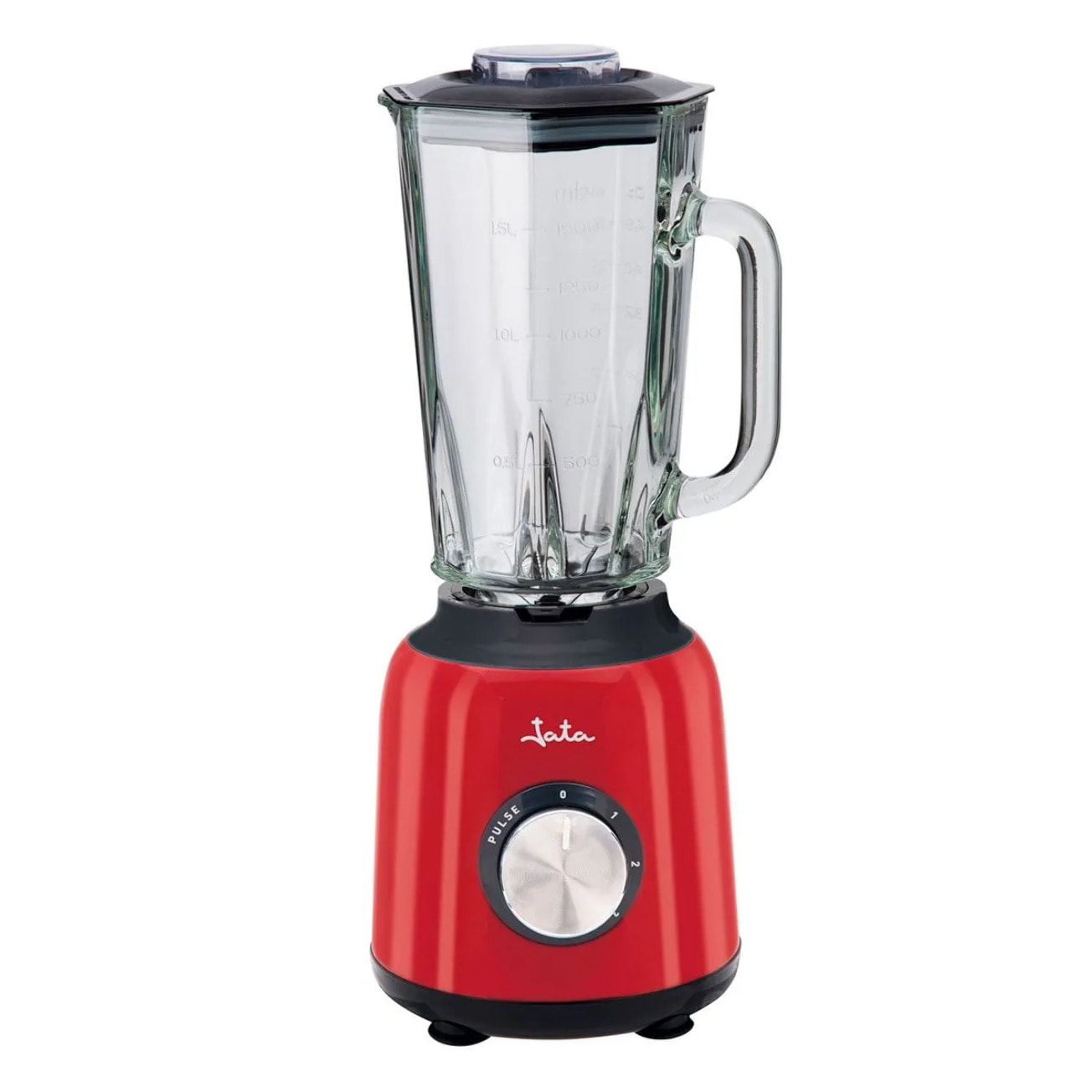Batidora de vaso JATA BT795 de 1200 W. 6 cuchillas. 3 velocidades + pulse. Pica hielo