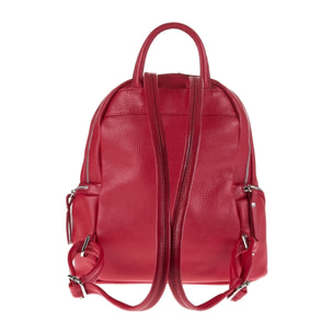 Zaino da donna in pelle Made in Italy - Modello Lunaria Pro - Casual - 28.0 x 31.0 x 14.0 cm